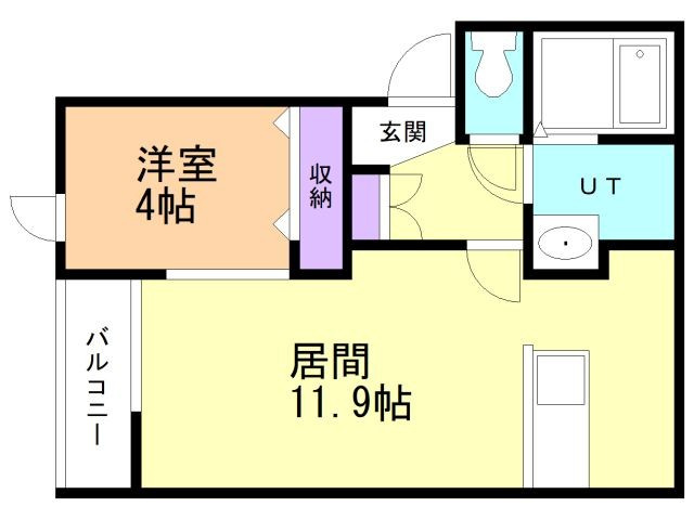 シャルム中島・７番館の間取り