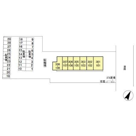 シエロ　ル　シャトーの区画図|配置図