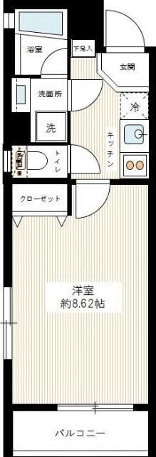 S COMFORT錦糸町の間取り
