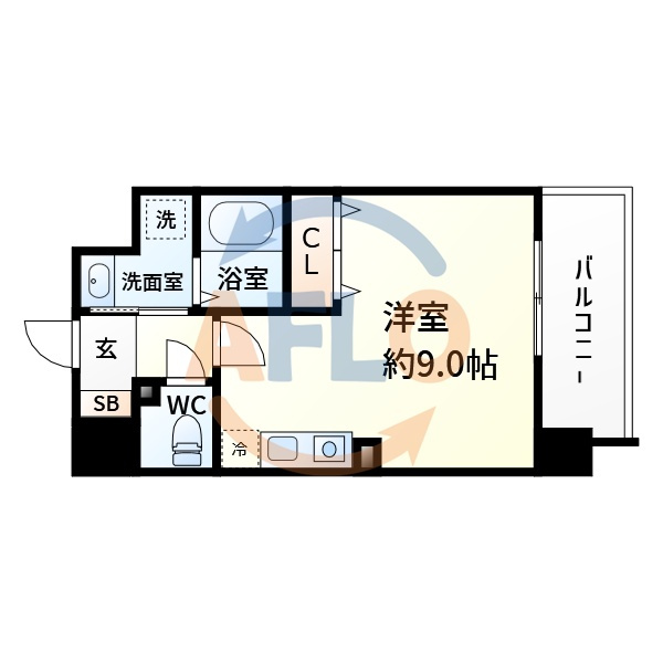 コンフォレスパ新大阪の間取り|comforespa新大阪　間取り