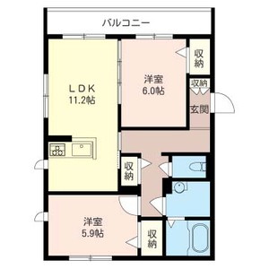ヴィラフォーシーズンズの間取り
