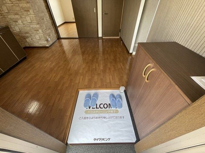 クラップコティの玄関