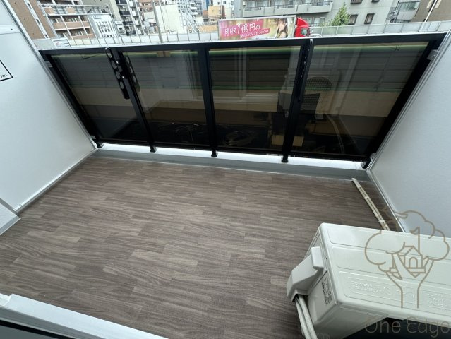 アートレジデンス梅田北Ⅰのバルコニー
