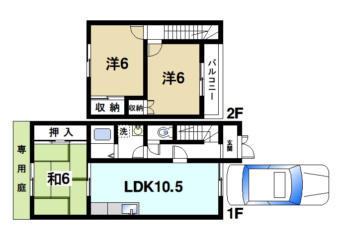 荒井スカイヴィレッジの間取り|ファミリーさんにおススメの間取りです。
