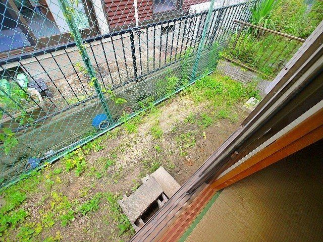 荒井スカイヴィレッジの庭|お庭の付いた物件です