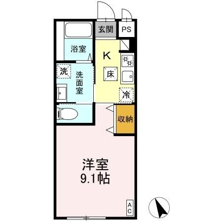 ファインパレスSuwaⅢの間取り