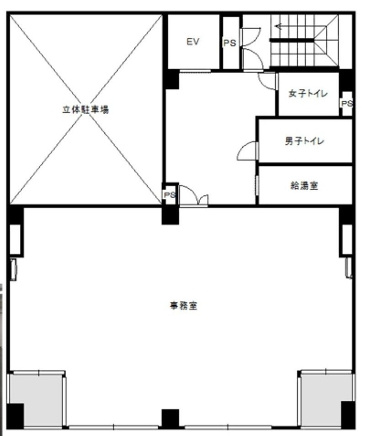 天満ファーストビル4階の間取り