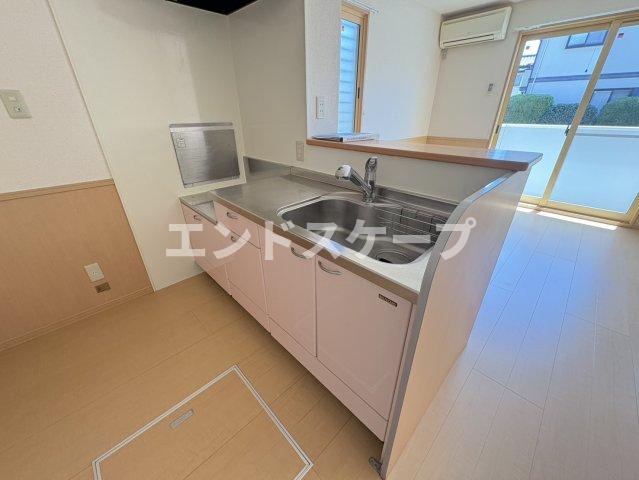 リビングタウン下石倉Ａのキッチン|高崎、前橋のお部屋探しはエンドスケープまで！お客様の理想お聞かせ下さい♪