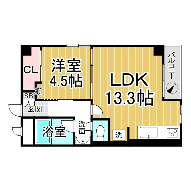 レジデンス浄土寺の間取り