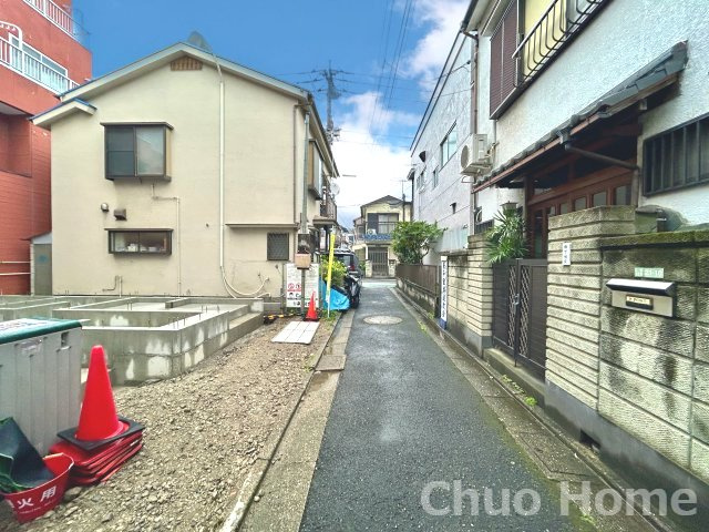 葛飾区立石3丁目新築分譲住宅の前面道路含む現地写真|前面道路