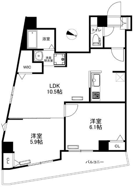 ルミナス西日暮里の間取り