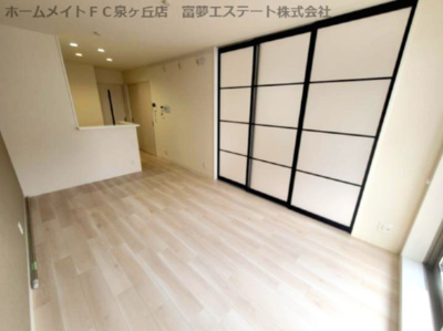 【居間・リビング】 | Maison Grande（メゾン グランデ) | リビングと洋室の戸を閉めたとき