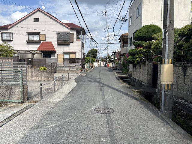 橿原市葛本町　土地の前面道路含む現地写真|前面道路含む現地写真です