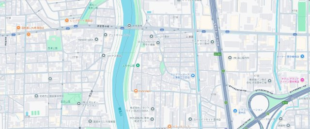 豊中市上津島　第1期　新築一戸建ての地図