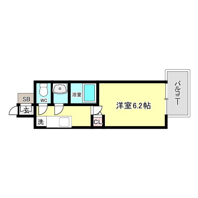 プレサンス大阪ゲートシティの間取り