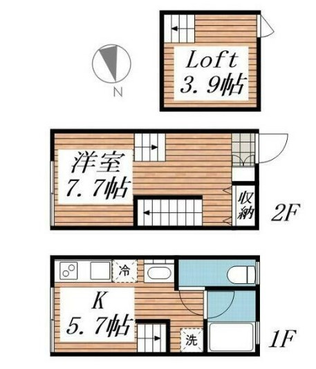 【仲介手数料：50％OFF】対象物件！の間取り