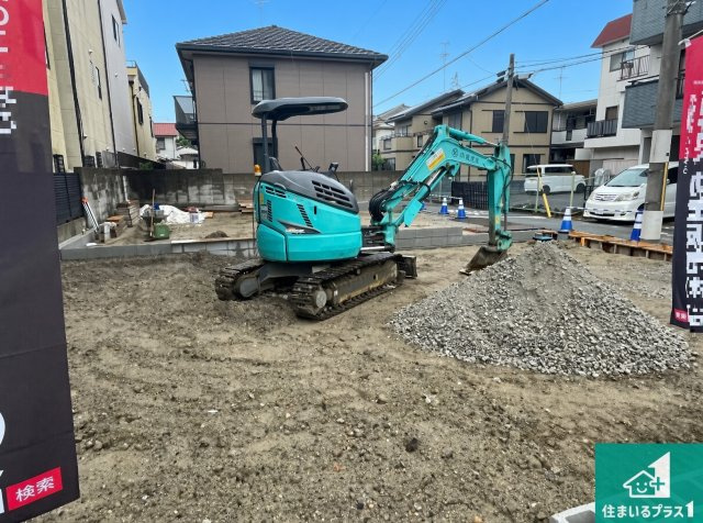 豊中市上津島　第1期　新築一戸建ての外観|現在建築中！落ち着いた街並みで新生活を始めることが出来そう！周辺の物件も併せてご紹介させて頂きます！