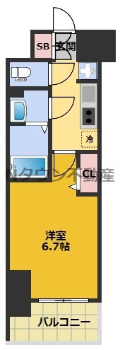 【間取り】 | メイクス鶴舞Ⅱ | 間取りです。
