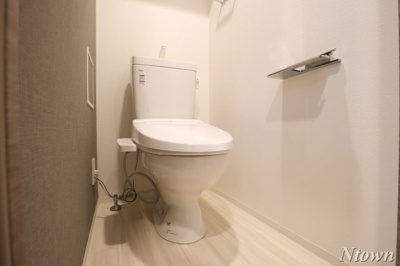 【トイレ】 | メイクス鶴舞Ⅱ | 落ち着いた色調のトイレです