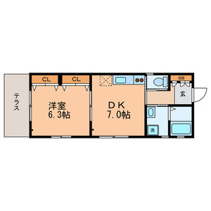 La Espoirの間取り|間取りです。