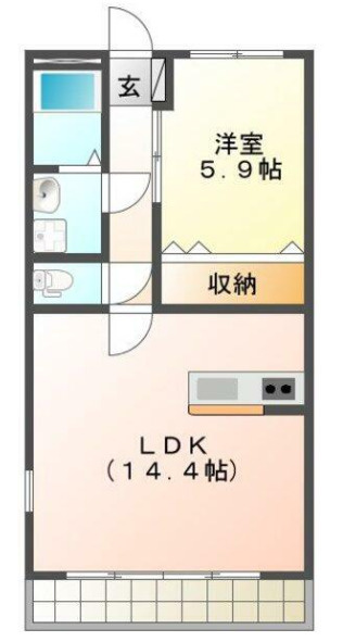 ライフパーク・ミナミの間取り
