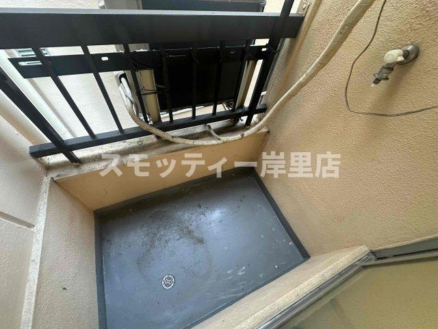 スカイハイツ花園のバルコニー