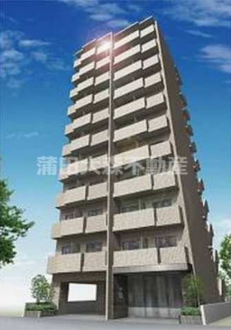 ルーブル大森町の外観パース