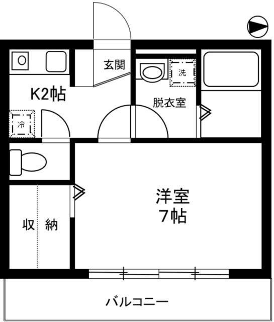 グラッセア馬事公苑第一の間取り