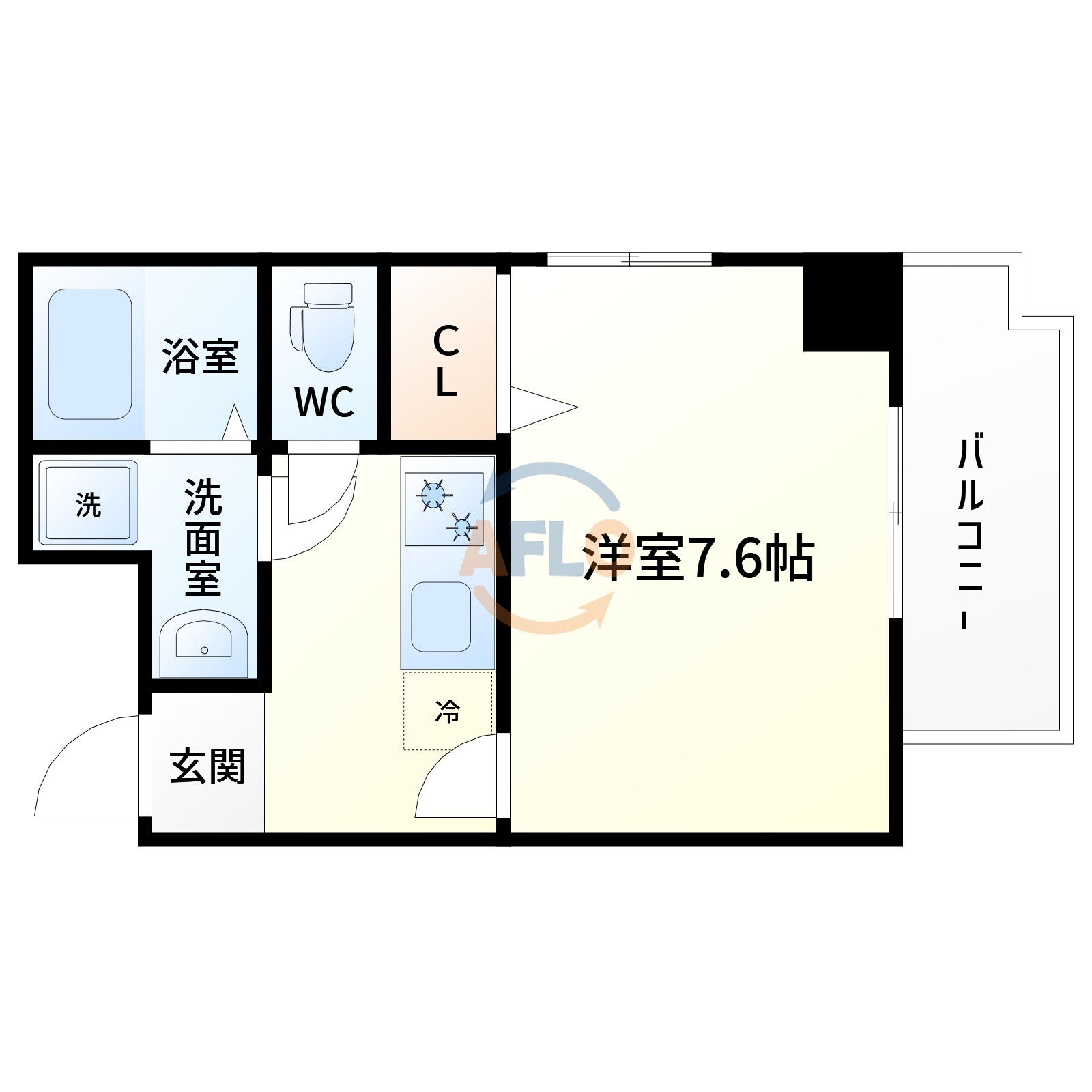ヒルズ小松の間取り|間取り