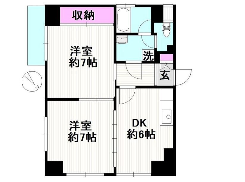 ハイネスイイダの間取り