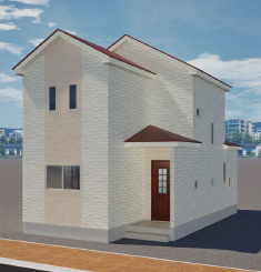 ハートフルタウン／西区戸坂町327番／B号棟の外観