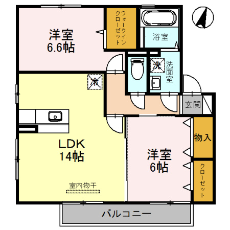 エル ビエントの間取り