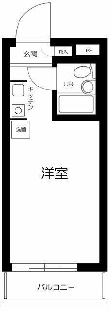 レジダンス・イン目黒の間取り|間取りです。