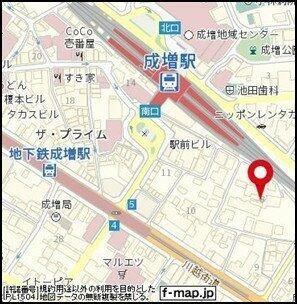 Ｌ’ｉｄｅａｌ成増　Ⅰの地図