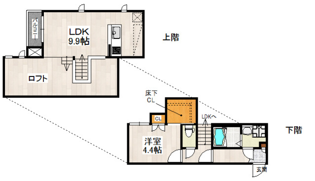 【間取り】 | CB千鳥ルフラン