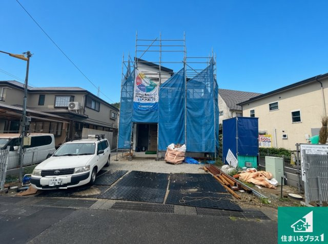 ■三島郡島本町山崎　新築一戸建ての外観|現在建築中！落ち着いた街並みで新生活を始めることが出来そう！周辺の物件も併せてご紹介させて頂きます！