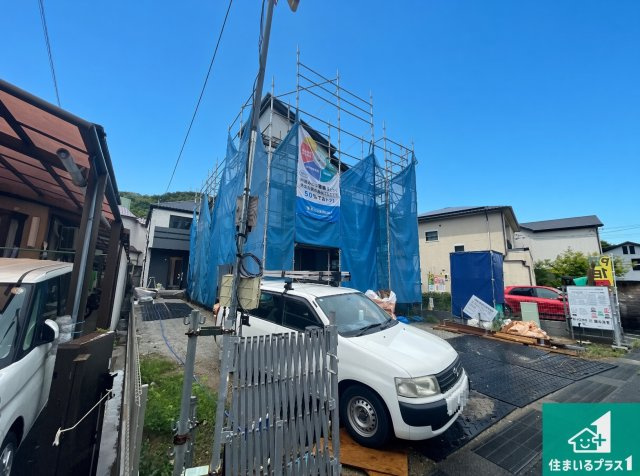 三島郡島本町山崎　新築一戸建ての外観|現在の進捗状況です！順調に作業進行中、完成が待ち遠しいです！詳細の間取り等、お気軽にお問い合わせください！