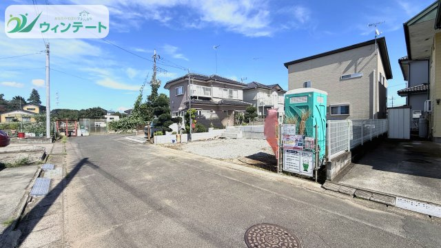 常総市国生第1　新築戸建の前面道路含む現地写真|建築の進捗に応じて見学も可能です。現地で暮らしのイメージを膨らませてください。