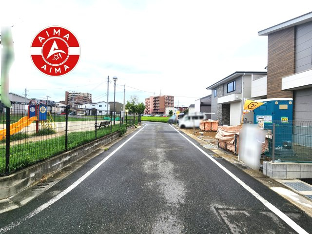 福岡市東区土井2丁目第3-4棟（2号棟）の外観|前面道路含む現地の写真です。