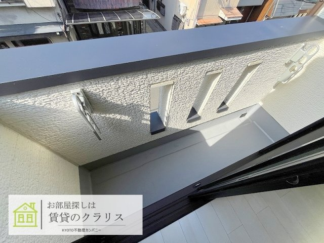 Cielo東寺のバルコニー