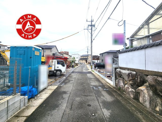 福岡市東区土井2丁目第3-4棟（3号棟）の外観|前面道路含む現地の写真です。