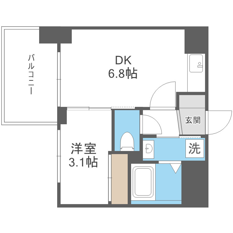 セレニテ東三国ミラクの間取り