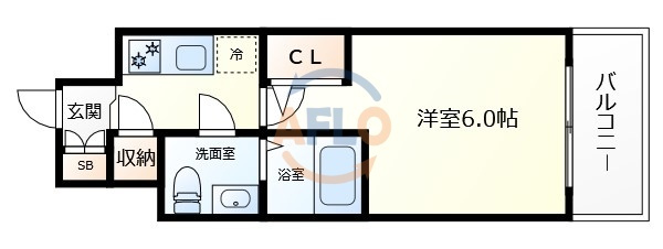 エスリード新梅田ノースポイントの間取り|エスリード新梅田ノースポイント　間取り