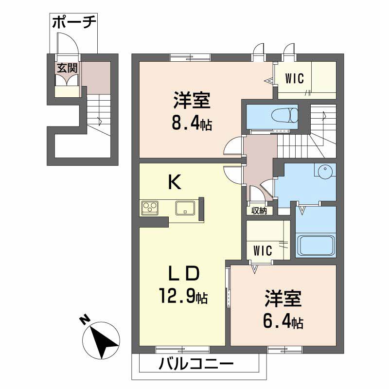 Maison Puspaの間取り