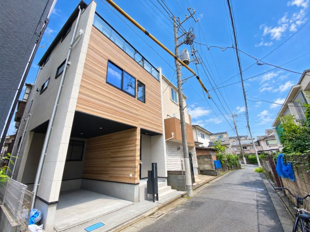 練馬区桜台4丁目 限定1棟の前面道路含む現地写真