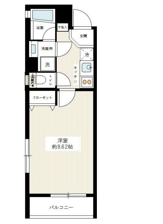 S COMFORT錦糸町の間取り