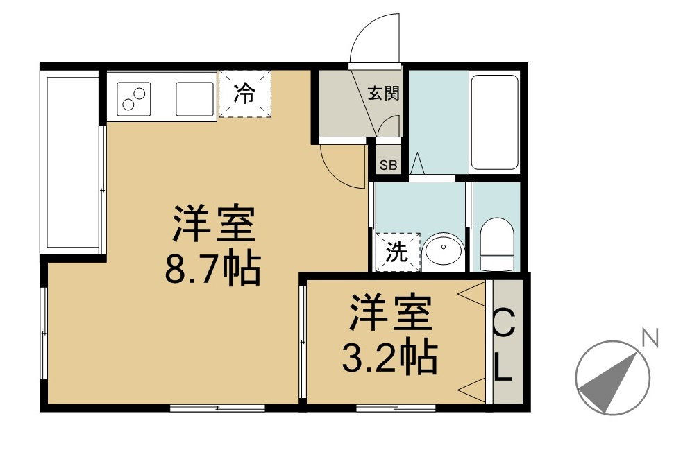 セントラル更生の間取り