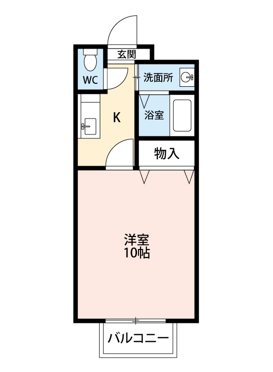 ハイツウィステリア　　刈谷市の賃貸ならクラスホーム刈谷店の間取り