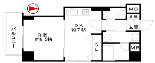 【間取り】 | エルブ南船場