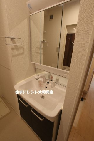 クリスタルメゾンしらかばの洗面所